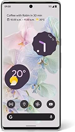 Google Pixel 6 Pro – Unlocked Android 5G smartphone with 50-megapixel camera and wide-angle lens 128 GB – Cloudy White