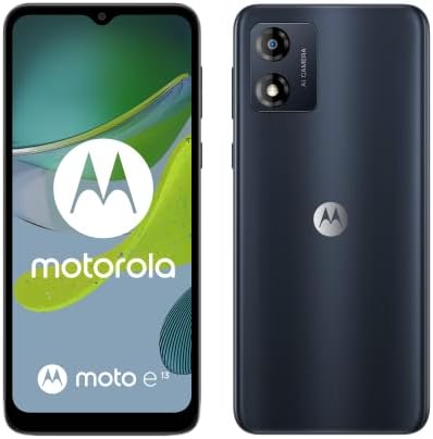 Motorola Moto (e13, 6.5 Inch HD+ Display, AI-powered Camera System, Dolby Atmos, 5000 mAh Battery, 2/64 GB, Dual SIM), Cosmic Black