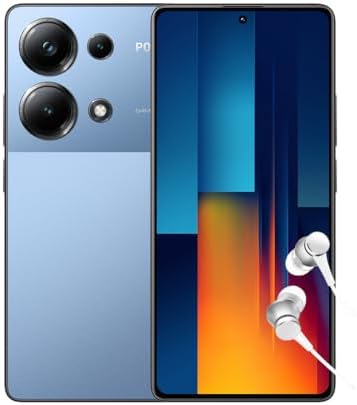 POCO M6 Pro Blue - Smartphone 12+512GB, Helio G99, 64MP triple camera, 6.67" Flow 120Hz AMOLED display, 5000mAh, 67W turbo charging (UK Version + 2 Years Warranty)